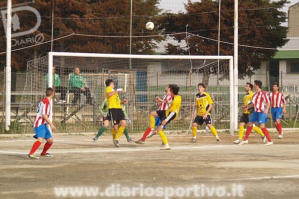 La traversa colpita dai gialloneri